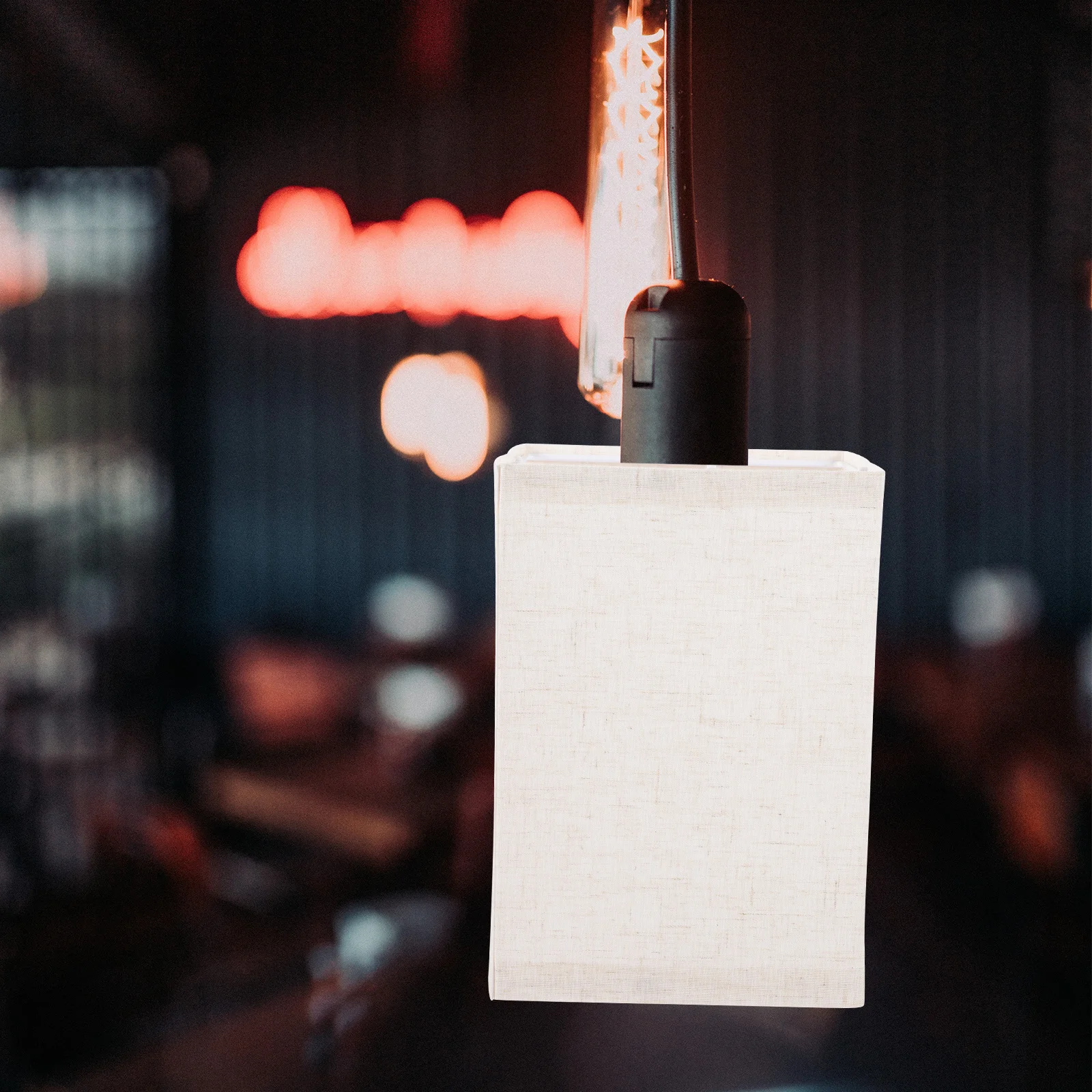 

Cloth Lampshade Square Fabric Lamp Shade E27 For Table Floor Desk Lamp Replacement Cover Decorative Light Diffuser Living