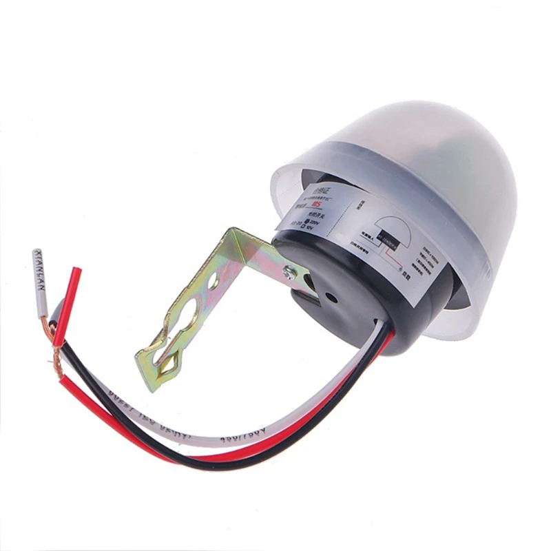 Automatic Auto On Off Photocell Street Light Switch DC AC 220V 50-60Hz 10A Photo Control Photo Switch Sensor Switch 2Pcs