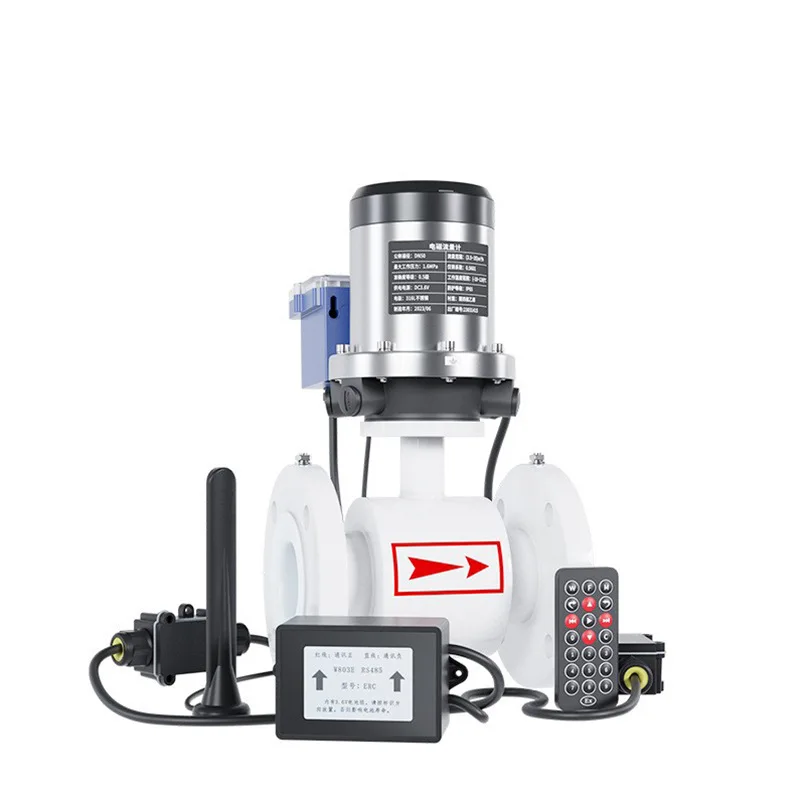 

Intelligent wireless, electromagnetic flowmeter GPRS remote sewage high-precision acid and alkali resistance