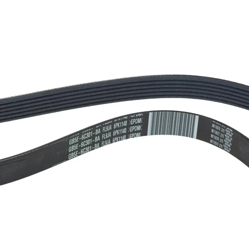GB5Z8620A Serpentine Drive Belt V-Ribbed Belt for Ford Explorer Edge Escape Flex Taurus Lincoln MKS MKT MKX 3.0L 3.5L 3.7L V6