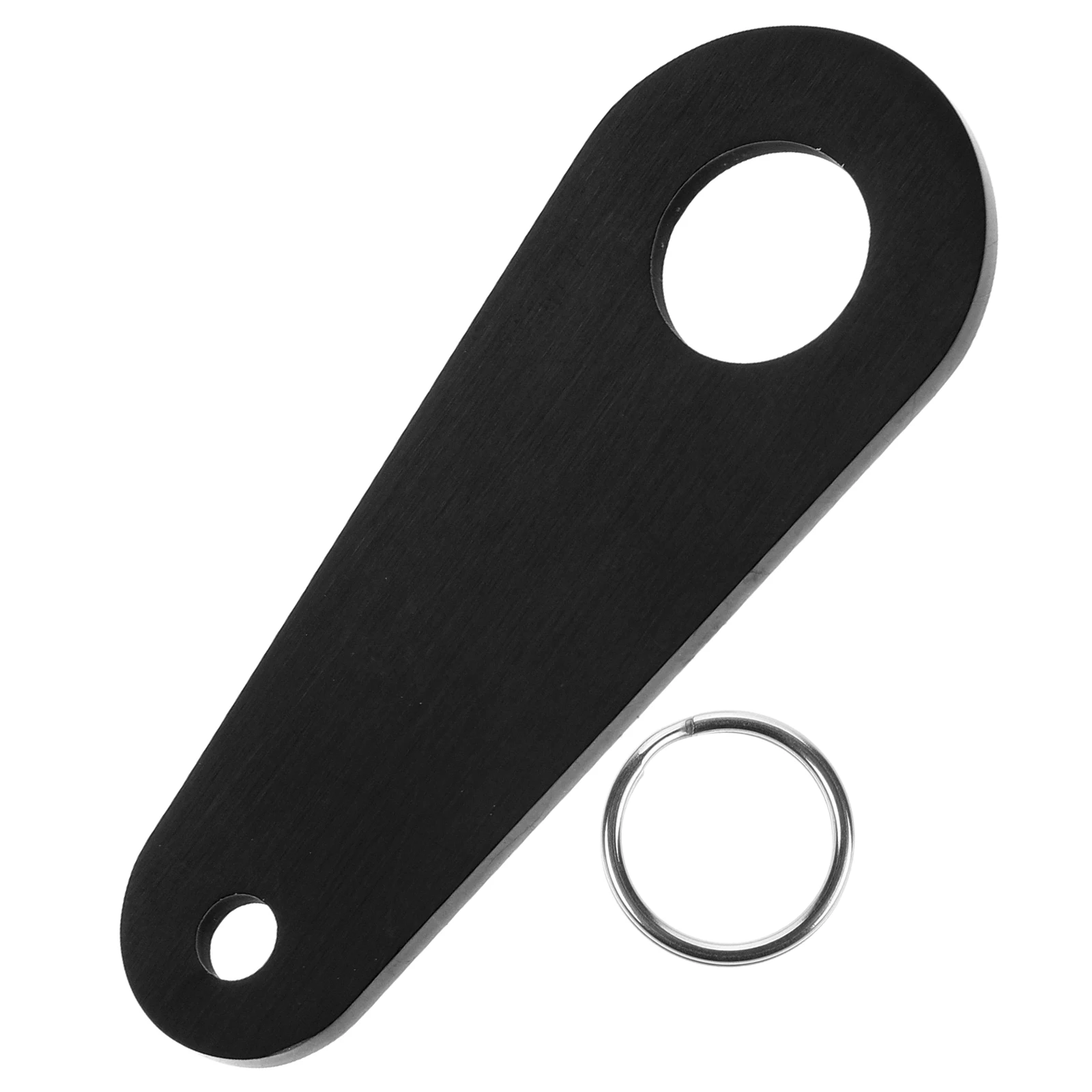 

Motorcycle Bell Hanger Black Steel Keychains Simple Bell Mounting Plate Decorative Pendant Hanger Bike Accessories