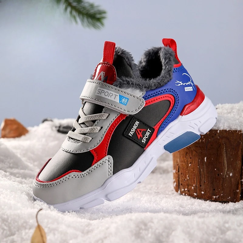

Winter Hot Selling Fashiona Warm Childrens Sports Shoes Low Top Support Flexi Running Shoes Foot Protection Stable Casual Shoes