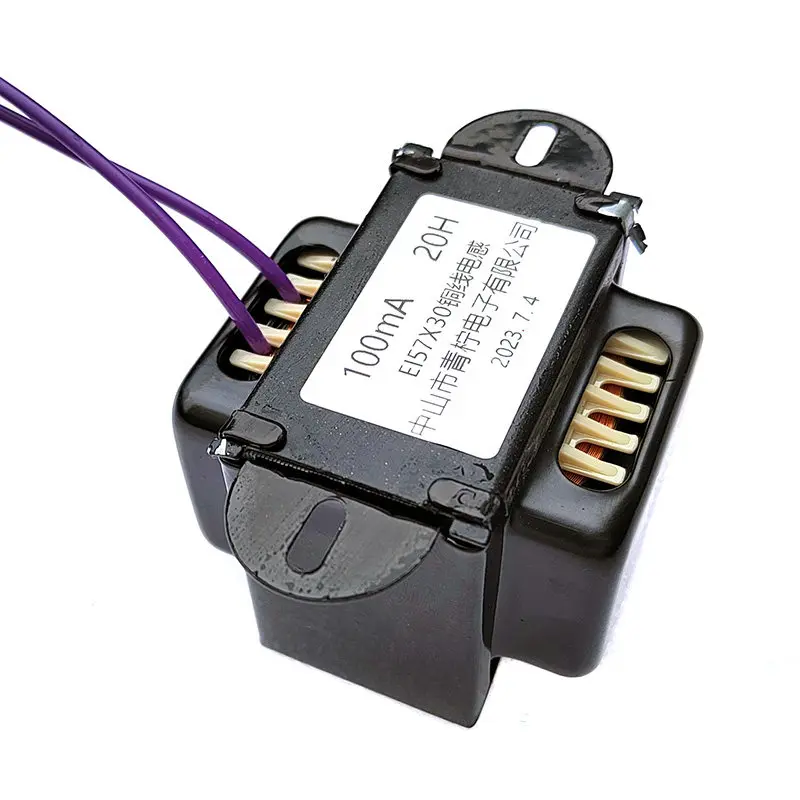 100mA 10H 15H 20H Choke, Inductor, Black Painted Shell EI57X30