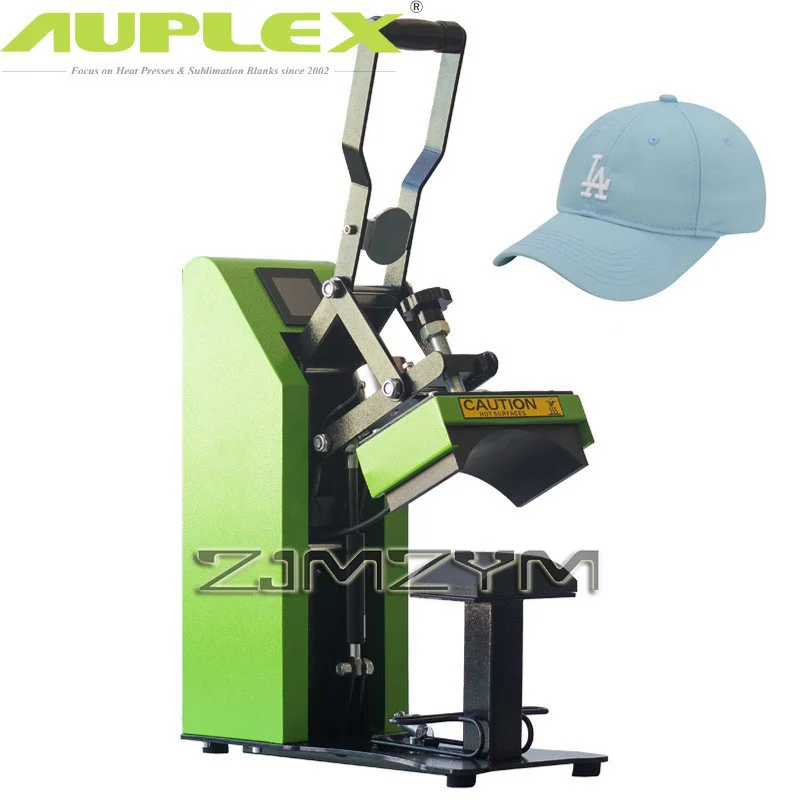 Macchina per sublimazione della pressa di calore del cappuccio della piastra riscaldante del cappello della pressa di calore del cappuccio in alluminio semiautomatico magnetico