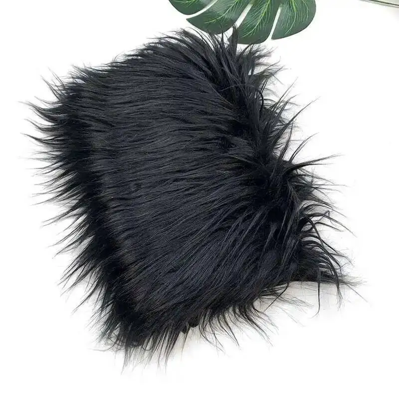 Nepbont stof 46 kleuren 160x50cm 8cm zachte lange pluche handgemaakte pop/kleding Shaggy stof
