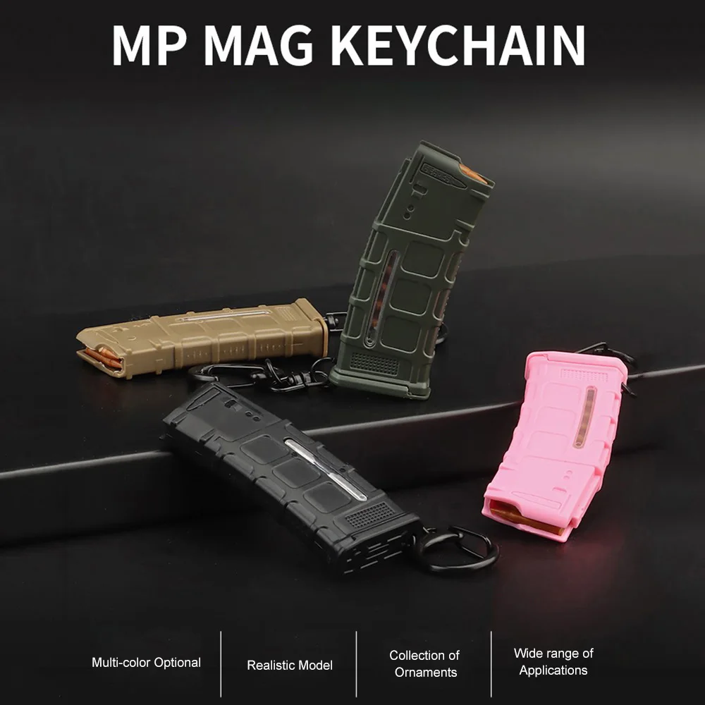 Mag Mô Hình Mini Móc Khóa Chiến Thuật Ba Lô Đồ Trang Trí 5.56Mm Tạp Chí Trang Trí Móc Khóa Bóng Sơn Phụ Kiện Ngoài Trời Dụng Cụ