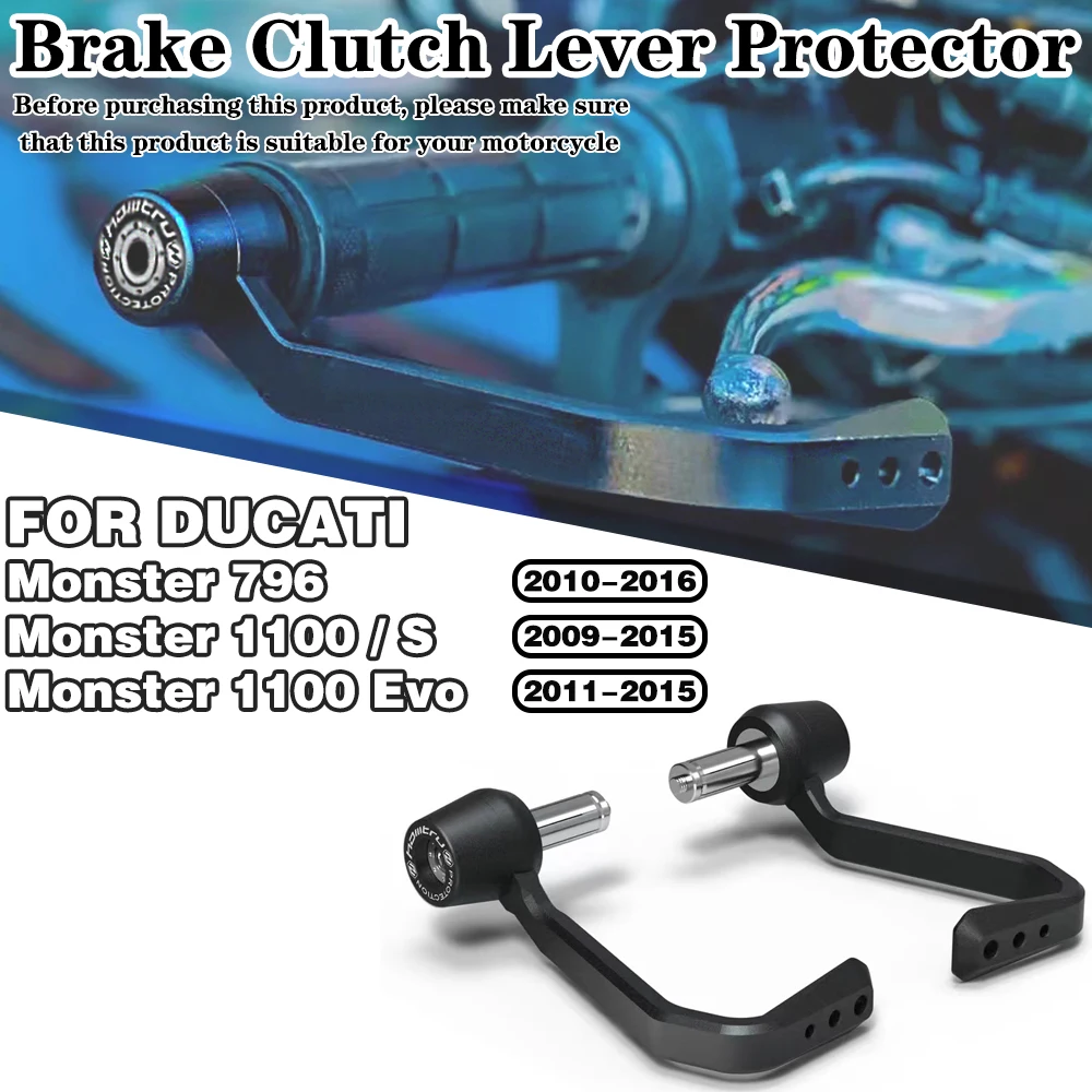 

For Ducati Monster 796 1100 1100S 1100 EVO 2009-2016 Motorcycle modification accessories Brake and Clutch Lever Protector Kit