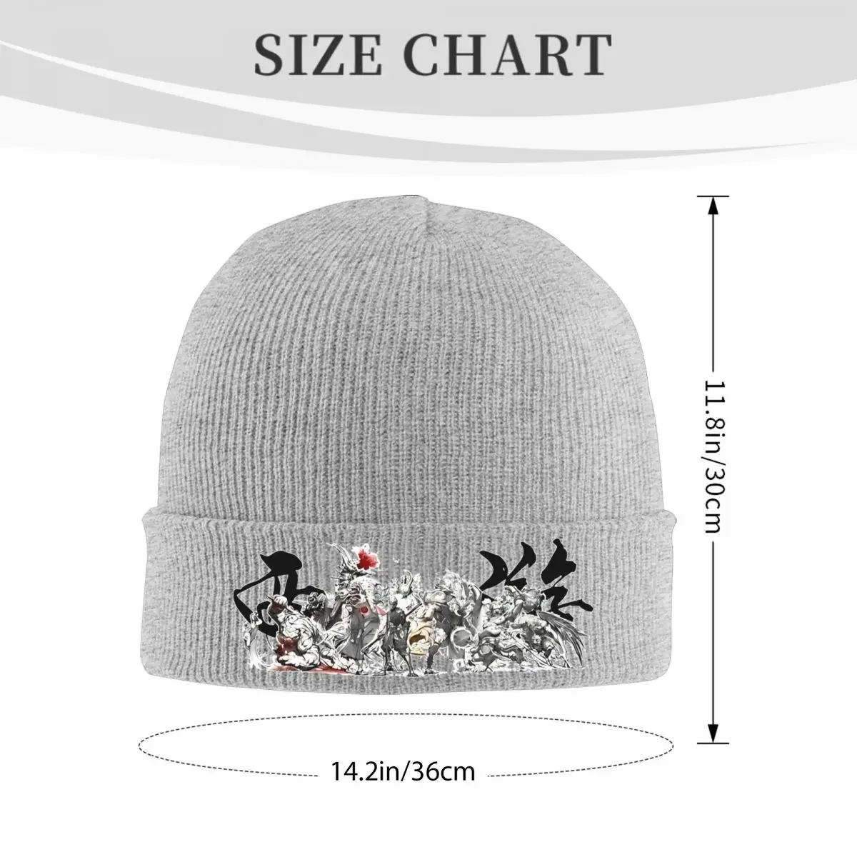 Black Myth Wukong Beanie Hats Bonnet Hats Men Women Funny Outdoor Knitting Hat Autumn Winter Graphic Elastic Caps