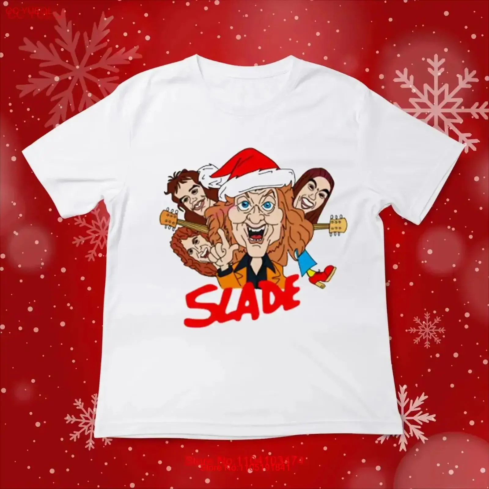 Slade band Merry Christmas New 2024 T Shirt Full Size S 5XL vintage Washed Unisex Casual designer clothes Comfortable