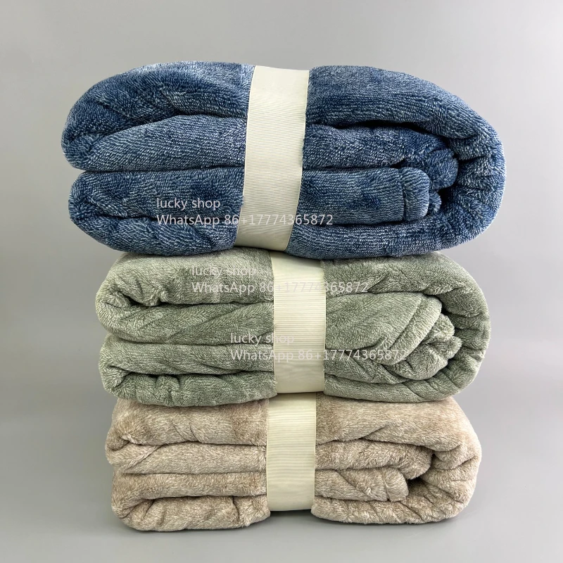 Milk Fleece Blanket Fleece Sheets Nap Sofa Blanket