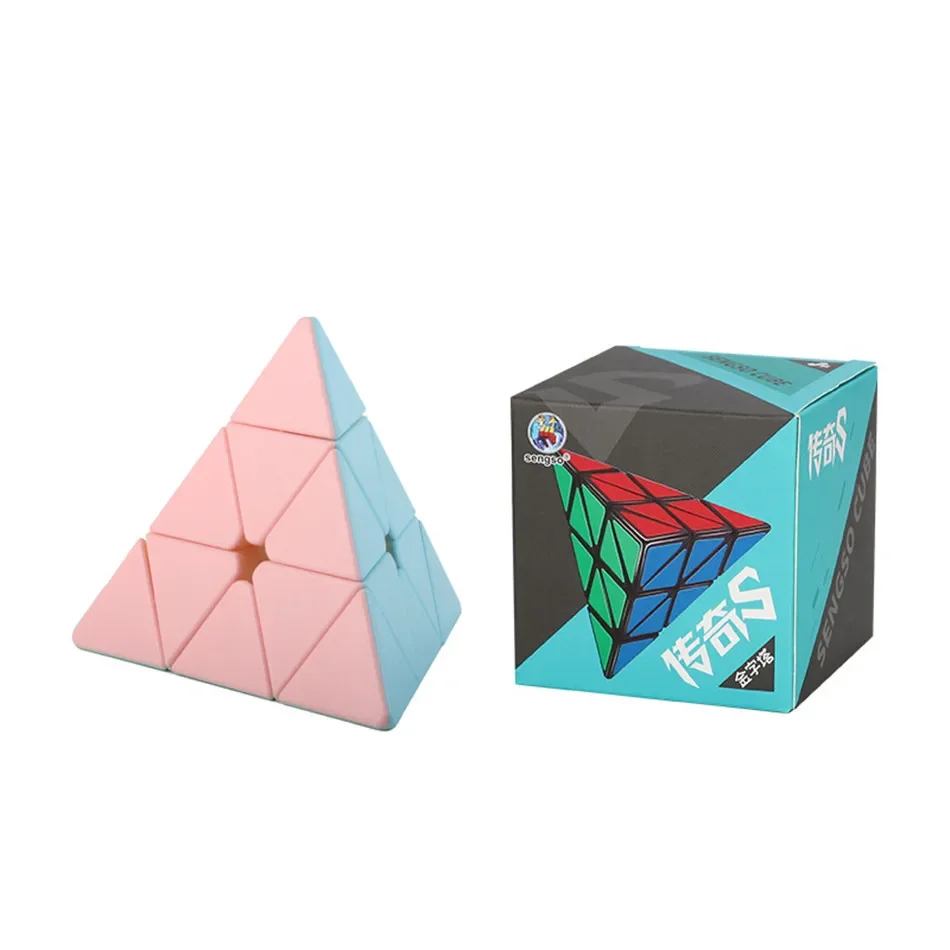 Shengshou 전설 마카롱 2X2 3X3 4X4 5X5 Pyraminx 매직 큐브 Sengso 전설 2x2 3x3 4x4 5x5 피라미드 마카롱 스피드 Cubo Magico