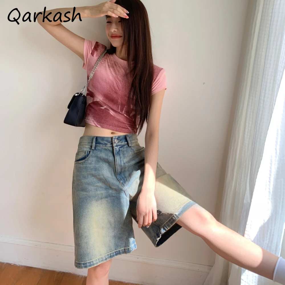 

Women's Shorts Stylish Schoolgirls Commuting Soft Straight Breathable Harajuku Japanese Style Vintage Slouchy Summer Shopping