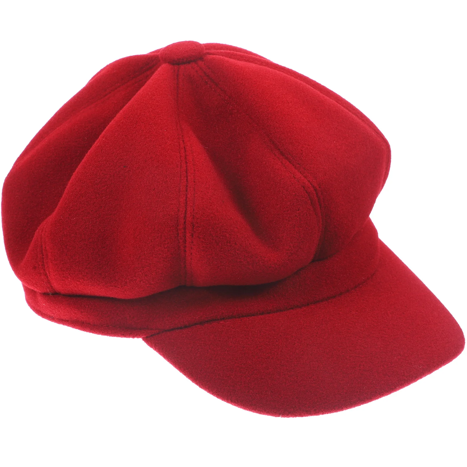 

Fashionable Woolen Octagonal Beret for Women Girls Yellow Stylish Warm Lightweight Ideal All Occasions Gift Beret