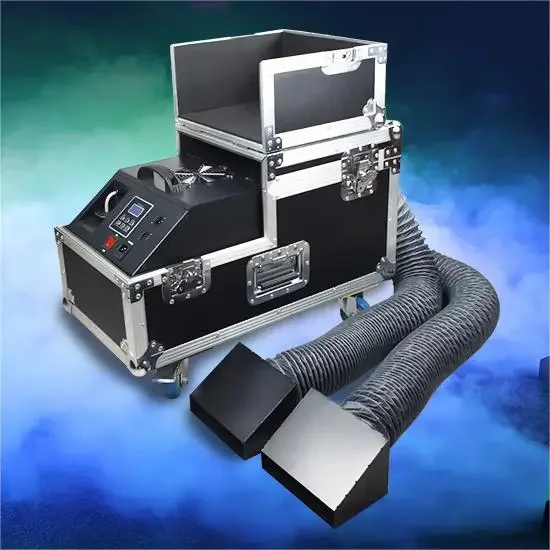 3000W Double Pipe SMOG Maker Water Mist Stage Atmosphere Equipment for Indoor/Outdoor DMX512 Controlled Dry Ice Product