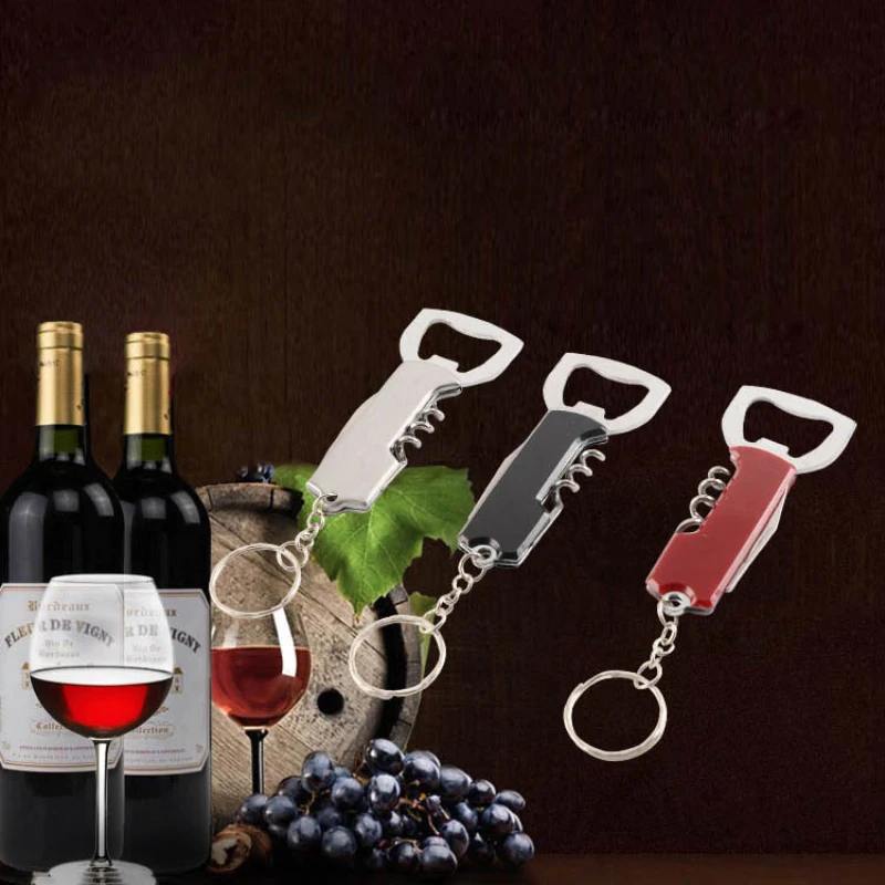 Keychain Portable Sleek Practical Trendy High-quality Popular Easy-to-use Keychain Bottle Opener Bar Multifunctional Convenient