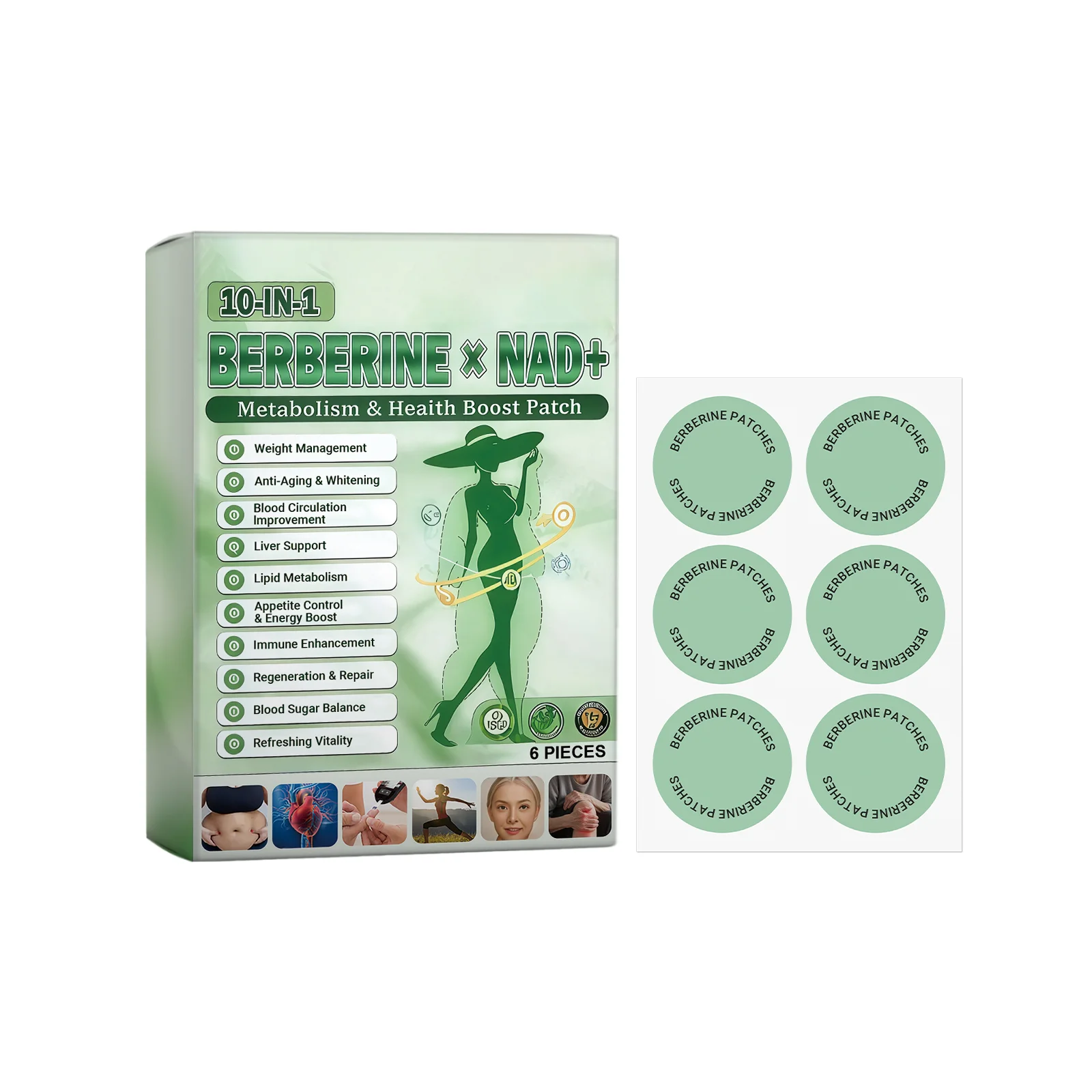 Body Care Patch Body Firming Sticker Daily Weight Management Gentle Plant Breathable Desigen Extracts Skin Contouring Body Care