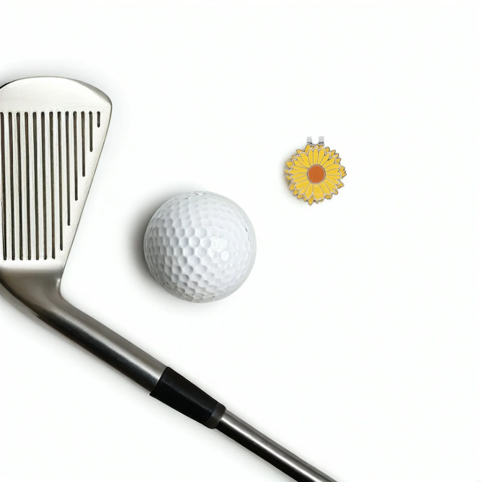 

Premium Golf Hat Clip with Elegant Flower Design Ball Marker - Secure Hat Clip for Golfers on The Marker