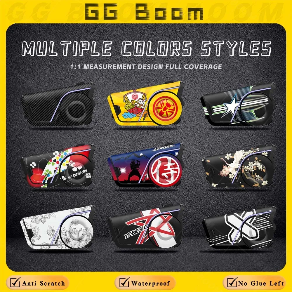 Used For SENA 60s sena 60S Motorcycle Bluetooth Headset Stickers Protect Earphone Box Creative Multiple Styles Decal Waterproof