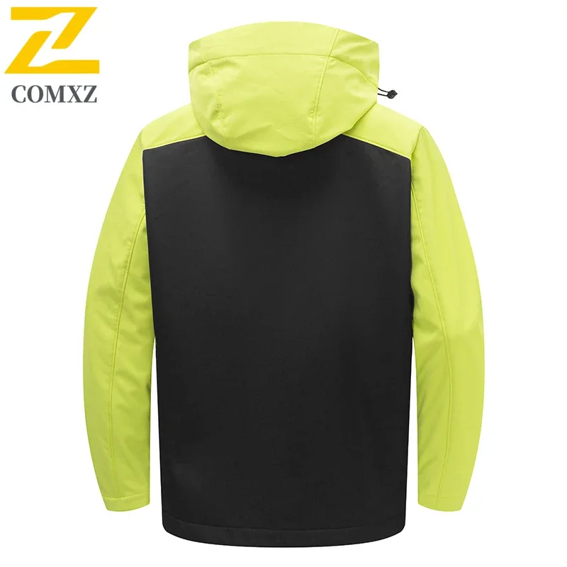 2025 Autumn Winter Ski Jacket Men's Trendy Full Heat Sealed Hardshell Storm Jackets Women Travel Camping Waterproof  Windbreaker