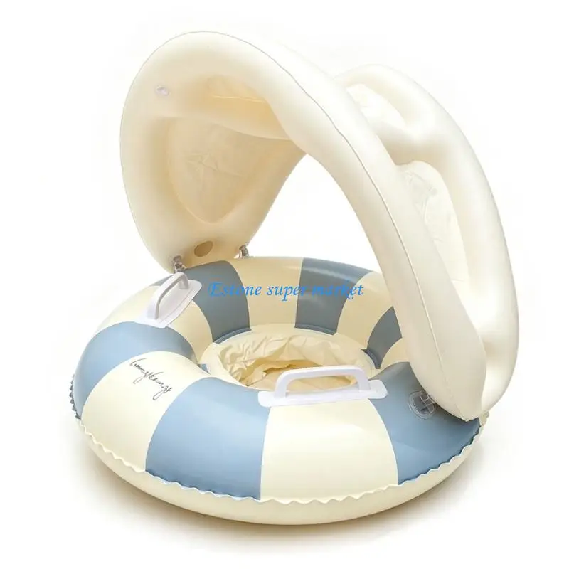 090B Pool Ring for Babies with Shade Top for Warm Weather Use