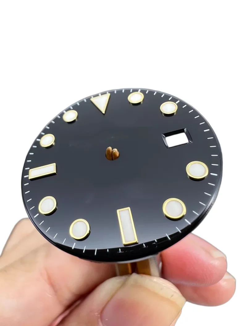 VS factory watch dial compatible with 41MM For SEADwell black gold dial compatible with 3235 movement