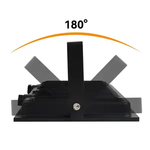 مصباح كشاف LED مقاوم للماء ، مصباح كشاف ، غلاف أسود ، حديقة ، شارع ، بوابة ، أضواء كاشفة على الحائط ، تيار متردد 220 فولت ، 100 واط ، 50 واط ، IP66 أفضل 10 عناصر مطارية مبيعا - رقم 7