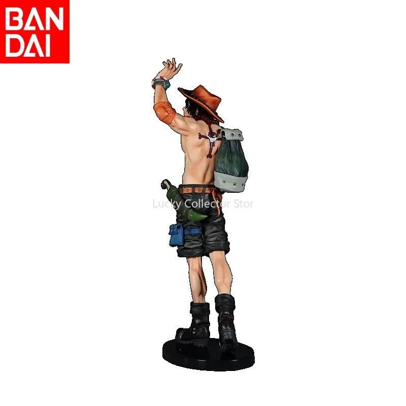 Bandai Optical Factory BWFC One Piece SMSP Goodbye Wave Ace Figure Anime 01 Color Luffy Model Desktop Ornament Birthday Gift