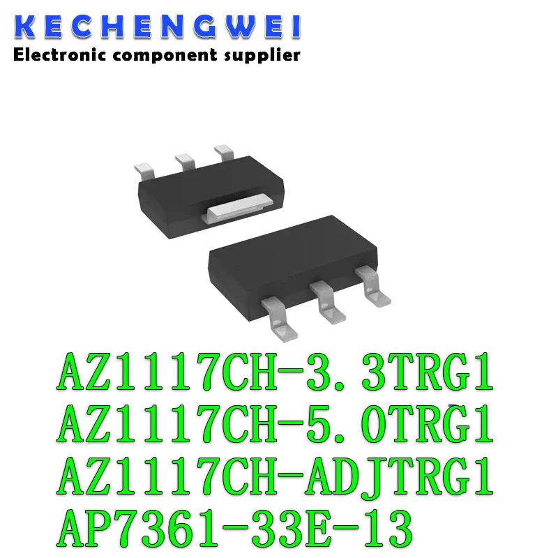 10pcs/lot  AP7361-33E-13  AZ1117CH-3.3TRG1 AZ1117CH-5.0TRG1 AZ1117CH-ADJTRG1