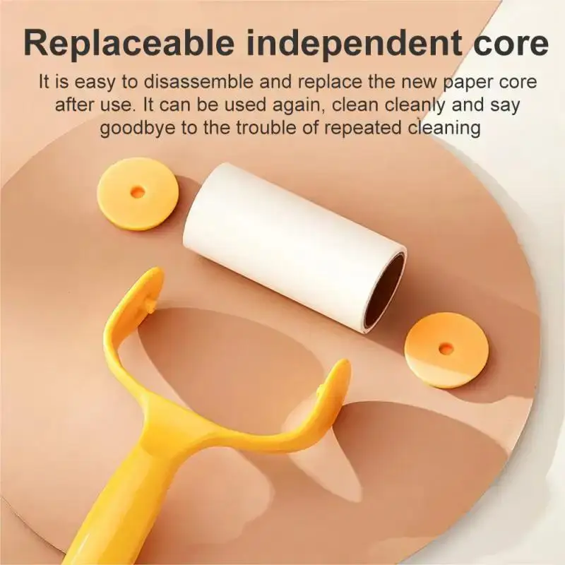 Lint Roller With Refills Sticky Remover Pet Dog Hair Clothes Sofa Dust Cleaning Remover Replaceable Roll Brush Cleaning Tools