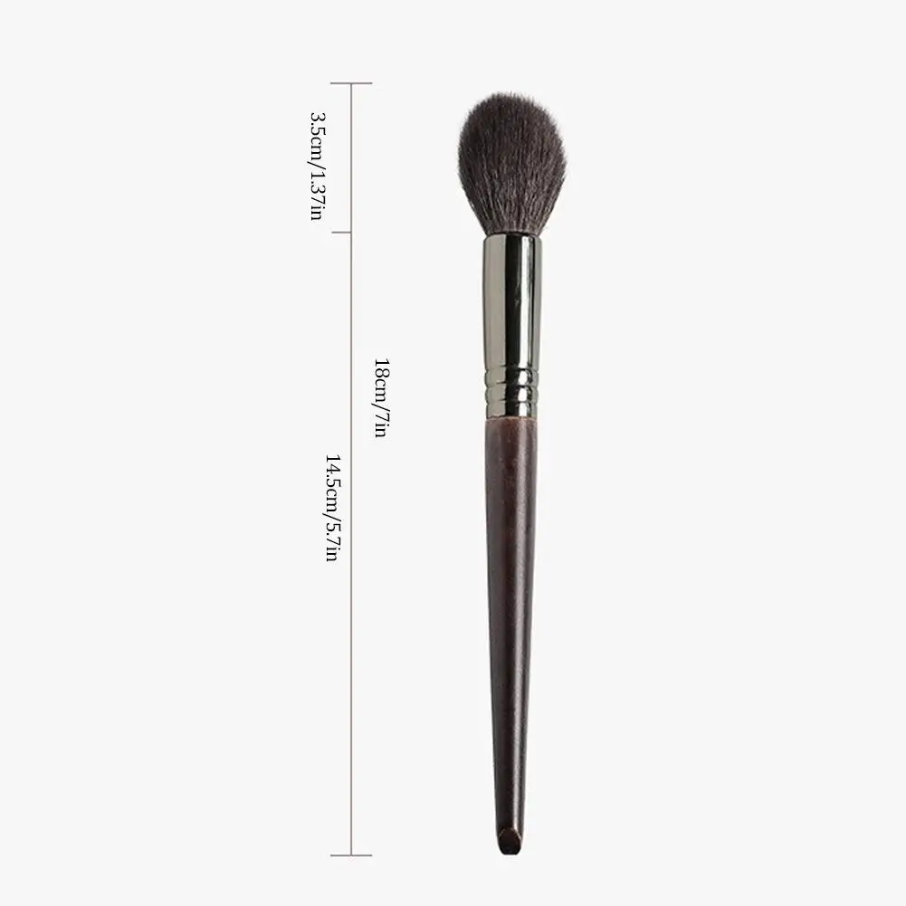 1 pezzo perfetto pennello professionale individuale per il viso pennello per trucco cosmetico fard in polvere impostazione base accessorio cosmetico