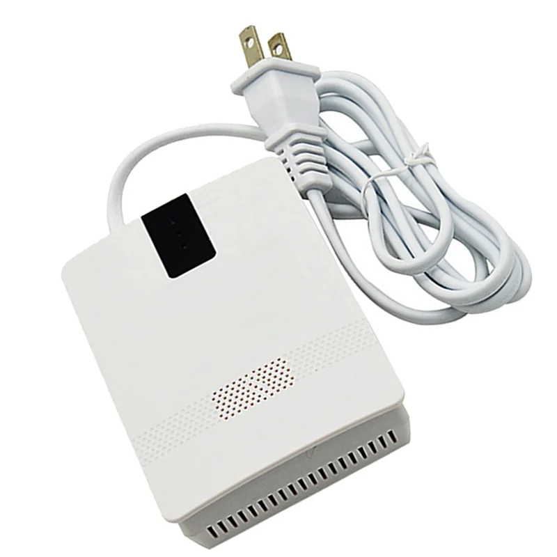 A73E-812 إنذار الغاز المنزلية كاشف الغاز المسال مع صمام الملف اللولبي إنذار مضاد للتسرب صمام تلقائي إغلاق الولايات المتحدة التوصيل