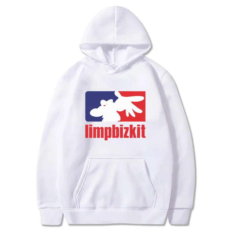 Limp Bizkit Pattern Printed Hoodie Street Outdoor Versatile Loose Hoodie Limp Bizkit Ban| Perfect Gift Pullover Hood Trendy Band