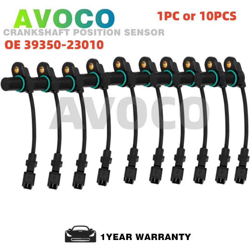 1/10PCS Sensor de Posición del Árbol de Levas para Hyundai Elantra 1996-2001 Tiburon 1998 1999 2000 2001 39350-23010 3935023010 3935022040