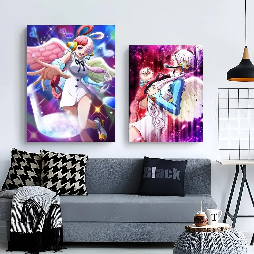 1pc ONE PIECE Uta Poster Paper Print Home Bedroom Entrance Bar Cafe Art Painting Decoration