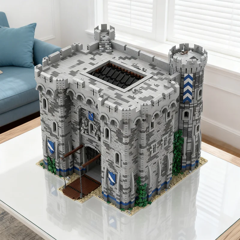 13214pcs MOC Age Of Empires Castle Western Games Model Building Blocks Creative Gift DIY Display Decor Adult Premium Kids Desk