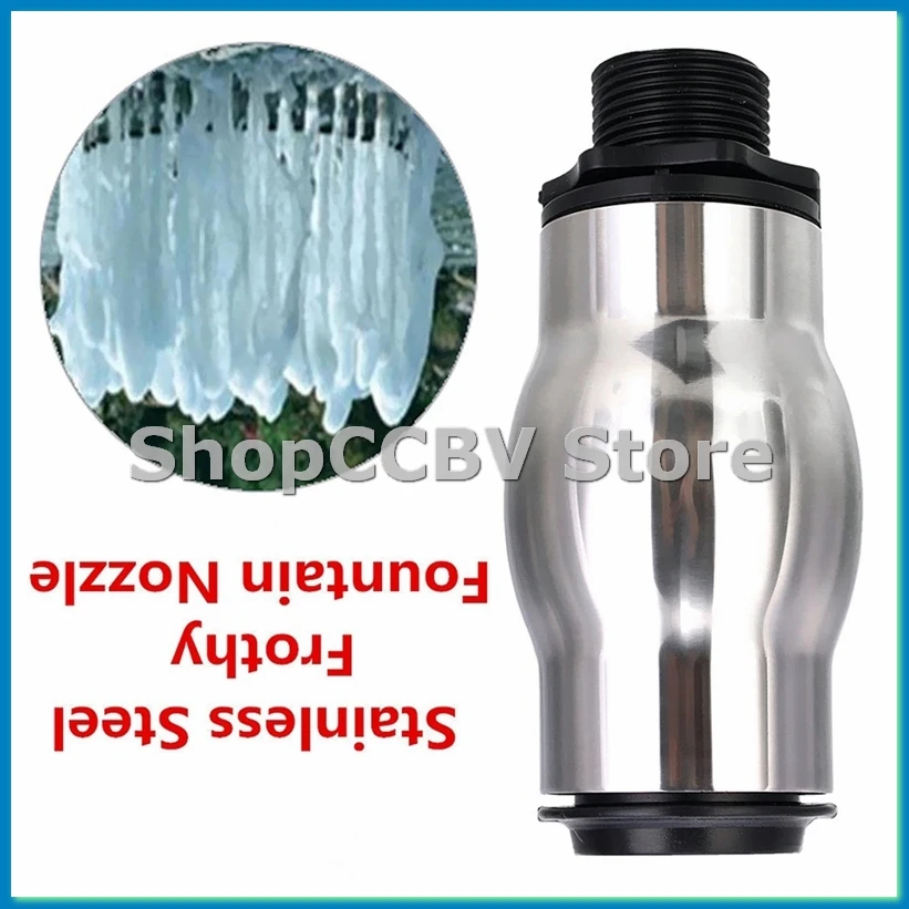 

Форсунка для фонтана из нержавеющей стали с эффектом пены, для пруда, DN25-A33R