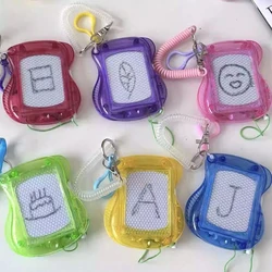 Creative Key Chain Birthday Party Favors Children's Mini Magnetic Drawing Board Backpack Decorative Key Ring Drawing Board Toys