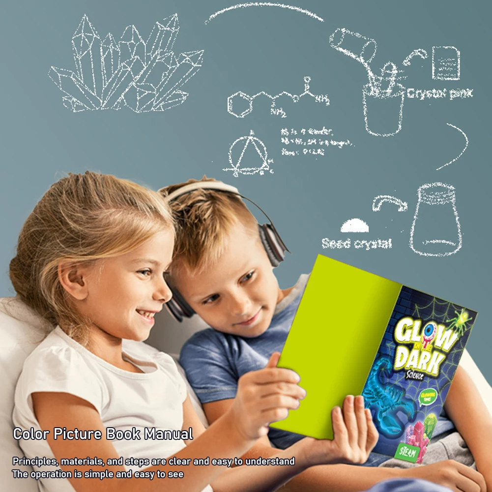 Glow-in-the-Dark Science Set For Kids Funny Children's Educational Toys For Boys Girls