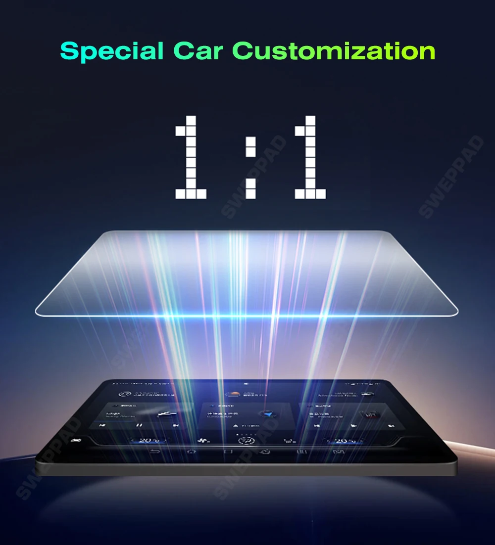 SWEPPAD Für Subaru Crosstrek 2026 2025 2024 Auto Navigation Gehärtetes Glas Display-schutzfolie GPS LCD Dash Board Bildschirm – Detail 10