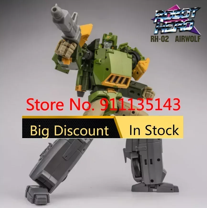 Robothero Rh-02 Robotheld Rh02 Airwolf Springer Spring Op Voorraad