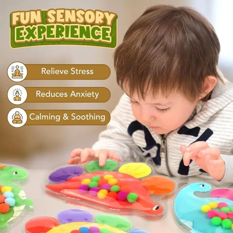 Activité des couleurs dinosaure jouet compensation pour gestion émotionnelle des tout-petits A2ub