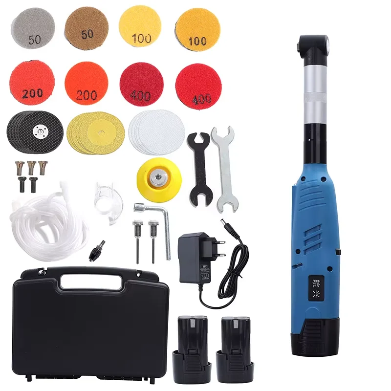 Electric Polisher 16.8V Lithium Battery Electric Grinder Tile Seam Cutting Metal Stone Wood Grinding Mini Angle Grinder