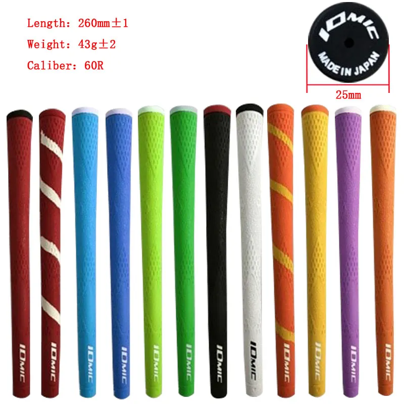 7pcs/lot  IOMIC Golf grips High quality rubber Golf irons grips 12 colors in choice Golf clubs grips Free shipping