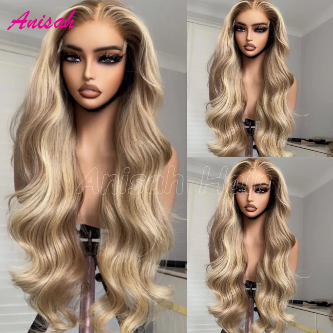 

Профессиональные парики из натуральных волос с цветным оттенком, имитирующие седину, 13x4, 13x6, с кружевной передней частью, без клея, с кружевной застежкой, цветные, салонного качества