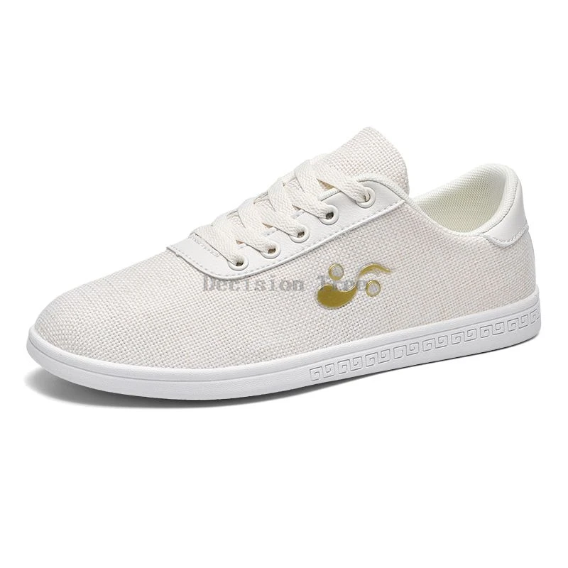 2025 summer chinese tai chi shoes women and men martial arts shoes rubber-soled linen kung fu shoes, canvas practice cloth shoes