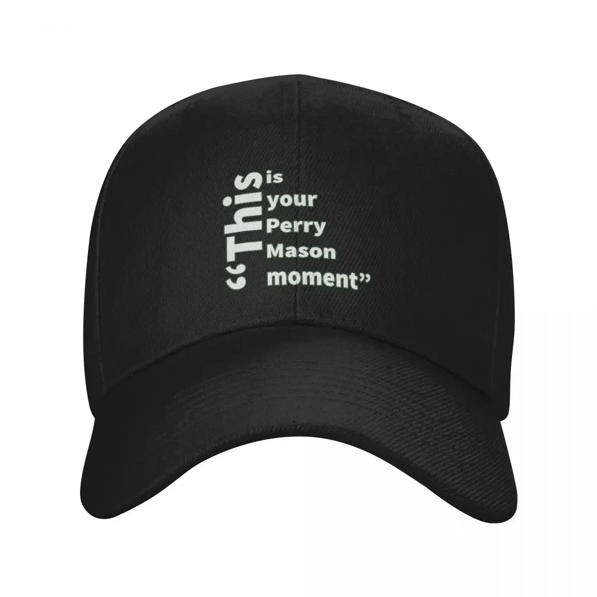 

Perry mason moment Baseball Cap Luxury Brand Unique hats Women Caps Men's