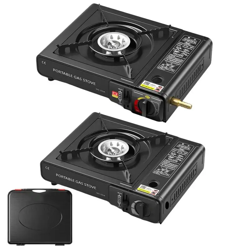 

Portable Stove High Efficiency Gas Burner Compact Design Windproof Stove for Backpacking Camping Emergency Outdoor Cooking