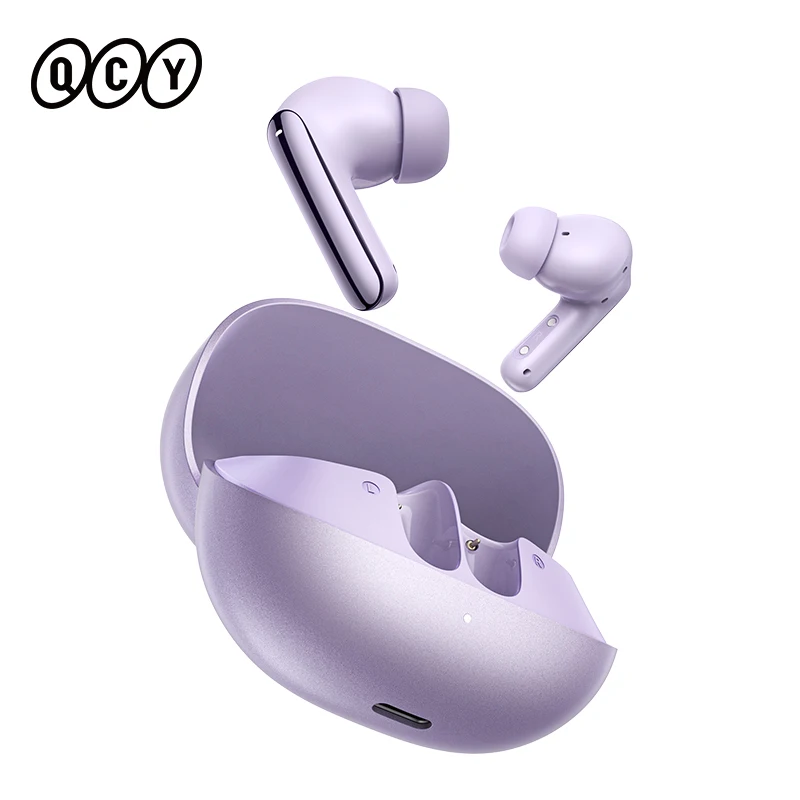 QCY MeloBuds N20 Wireless Bluetooth 6.0 Earphone 13mm Drivers -50dB Adaptive Hybrid Noise Cancelling Earbud 40Hrs HT20 Headphone