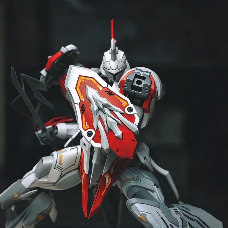 Neu auf Lager: SNAA SC-008 Soul Spear Lamorak 1/144 Modellbausatz – Original Ritter des Tafelschreckens Sammler-Actionfigur Geschenk