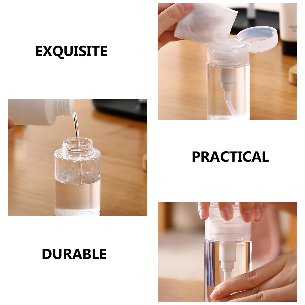

Remover Makeup Water Bottle Empty Travel Foundation Liquid Size Skincare Containers